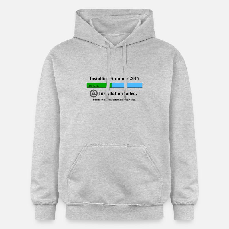 pas d'été - Sweat à capuche Softstyle® Gildan Unisexe - gris clair chiné