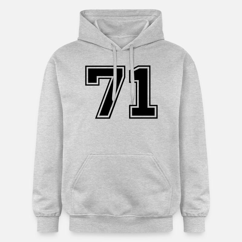 71 - Sweat à capuche Softstyle® Gildan Unisexe - gris clair chiné