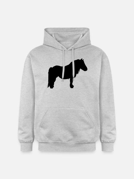 Pony Silhouette - Gildan Unisex Softstyle® Midweight Hoodie - light heather grey