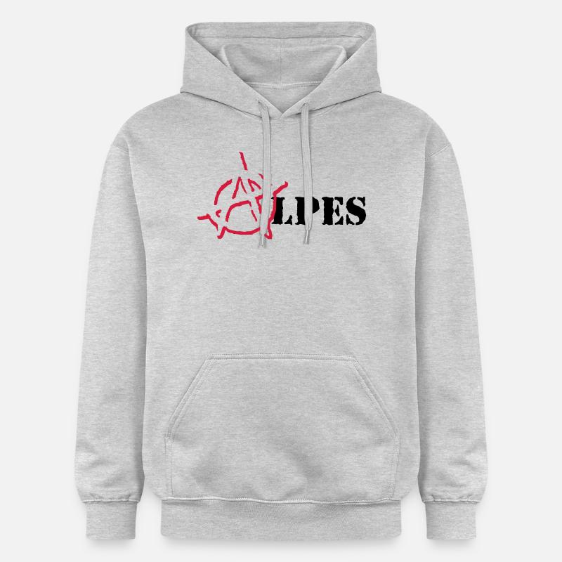 Anarchy Alpes - Sweat à capuche Softstyle® Gildan Unisexe - gris clair chiné