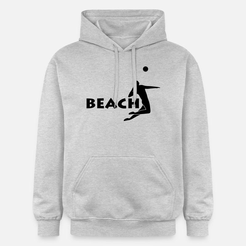 beach-volley au beach-volley - Sweat à capuche Softstyle® Gildan Unisexe - gris clair chiné