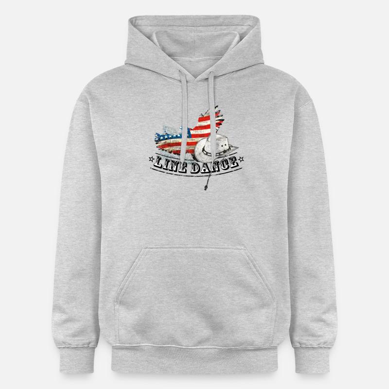 Danse de ligne - Sweat à capuche Softstyle® Gildan Unisexe - gris clair chiné