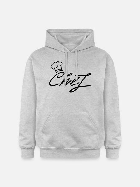 chefkoch_f1 - Sweat à capuche Softstyle® Gildan Unisexe - gris clair chiné