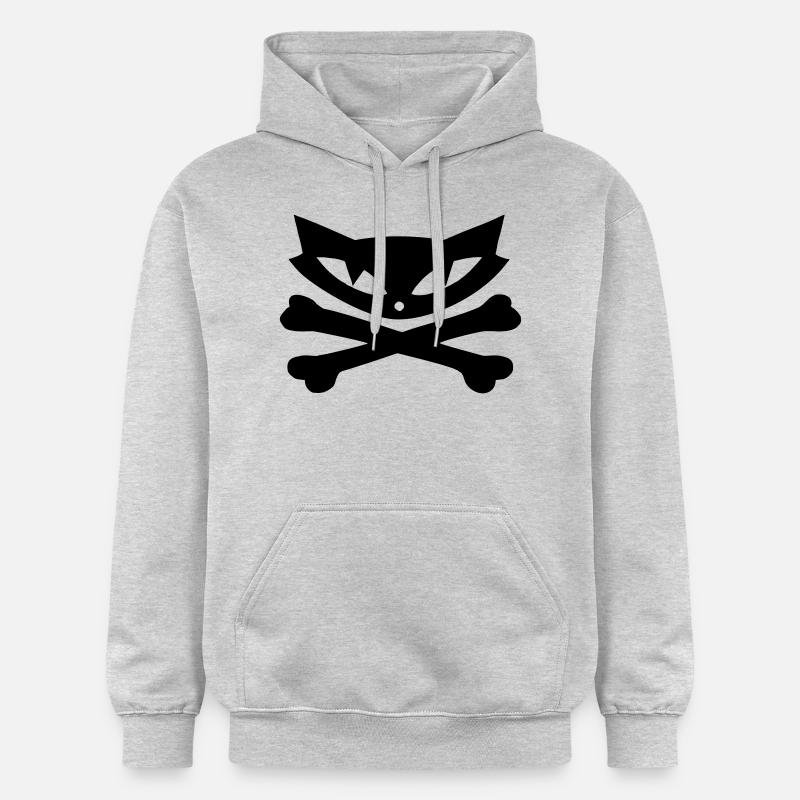 Cat - Sweat à capuche Softstyle® Gildan Unisexe - gris clair chiné