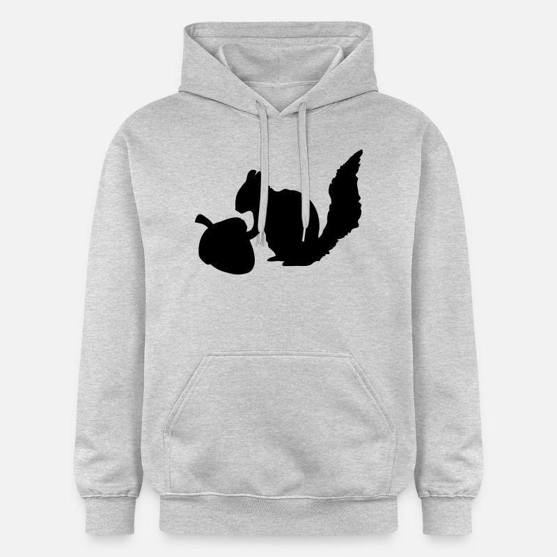 Noix de l'écureuil - Sweat à capuche Softstyle® Gildan Unisexe - gris clair chiné