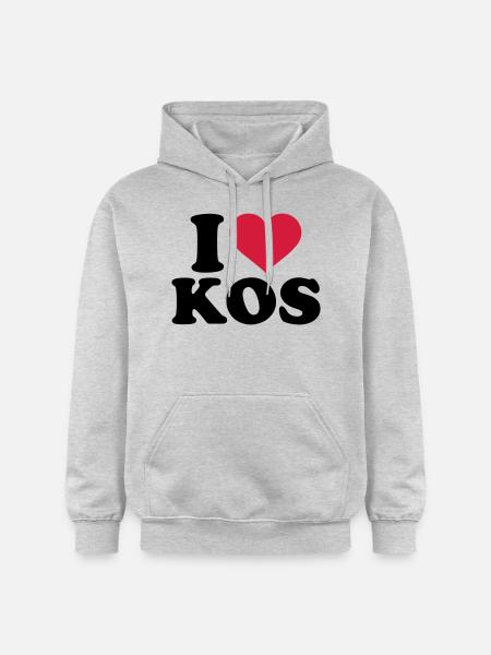 Kos - Gildan Unisex Softstyle® Midweight Hoodie - Hellgrau meliert