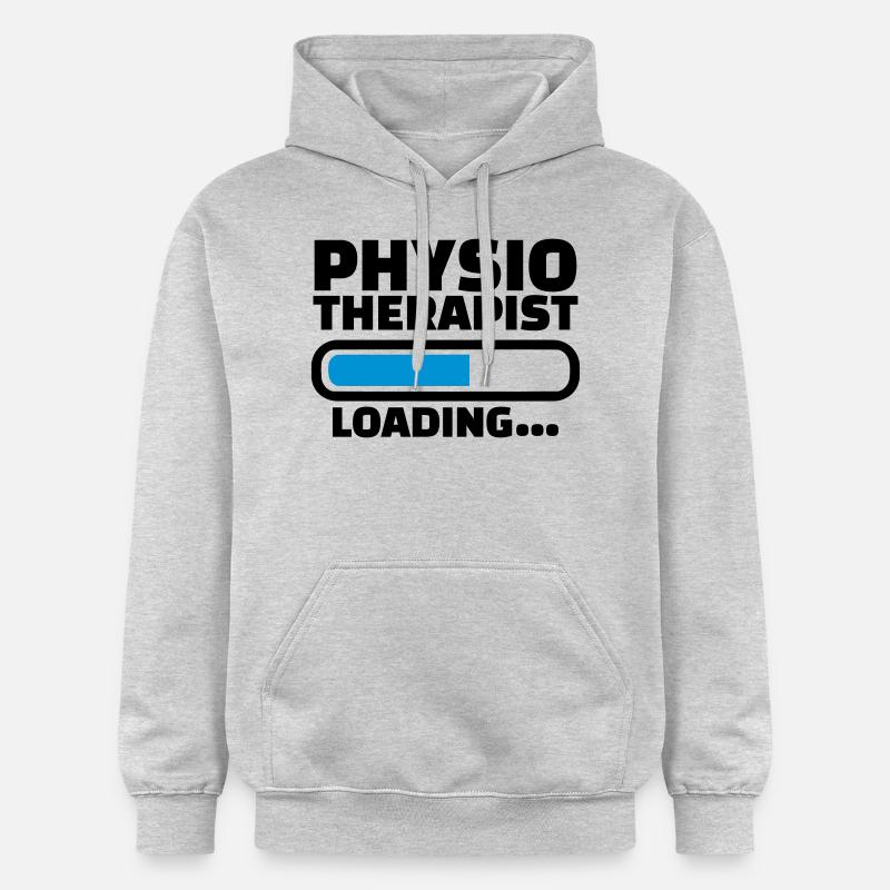 Physiotherapist - Sweat à capuche Softstyle® Gildan Unisexe - gris clair chiné