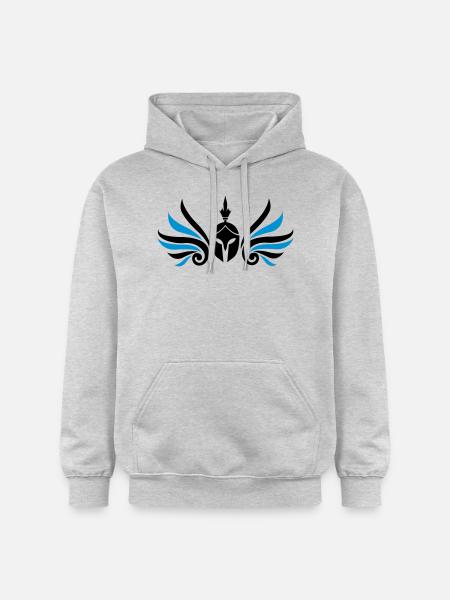 sparta_warrior_002 - Gildan Unisex Softstyle® Midweight Hoodie - light heather grey