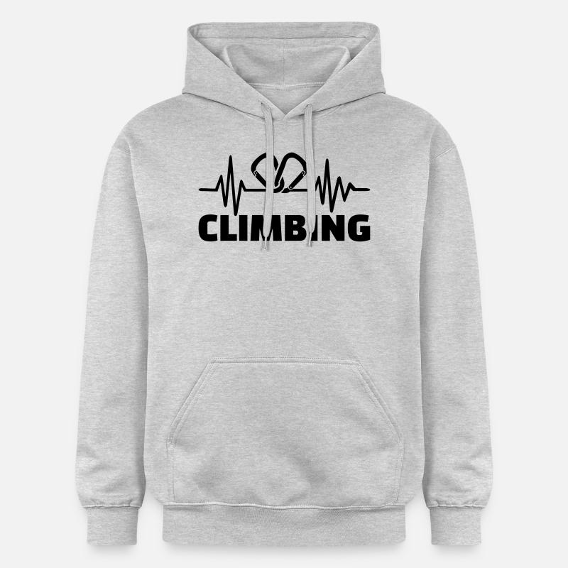 Escalade - Sweat à capuche Softstyle® Gildan Unisexe - gris clair chiné