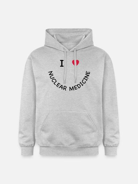 I love nuclear medicine - Gildan Unisex Softstyle® Midweight Hoodie - light heather grey