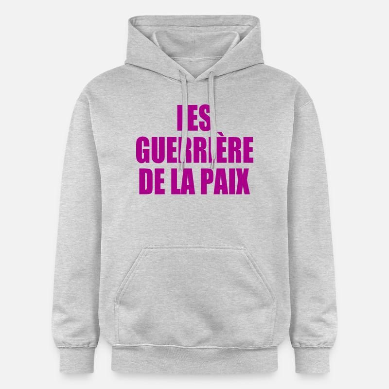 les guerrière de la paix - Sweat à capuche Softstyle® Gildan Unisexe - gris clair chiné