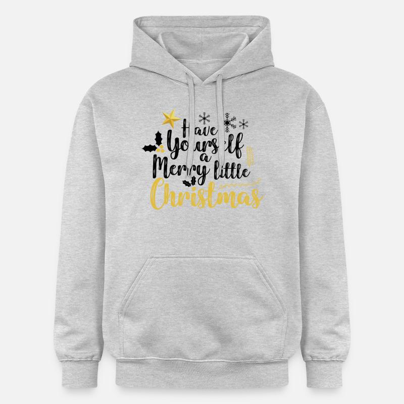 PASSEZ UN JOYEUX PETIT NOËL - Sweat à capuche Softstyle® Gildan Unisexe - gris clair chiné