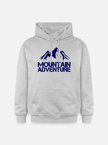 Mountain Adventure - Gildan Unisex Softstyle® Midweight Hoodie - light heather grey