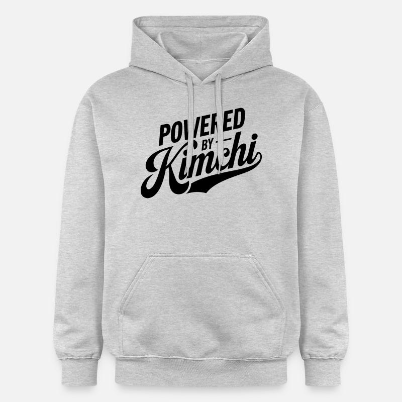 Kimchi – Scharf, gesund, einzigartig - Gildan Unisex Softstyle® Midweight Hoodie - Hellgrau meliert