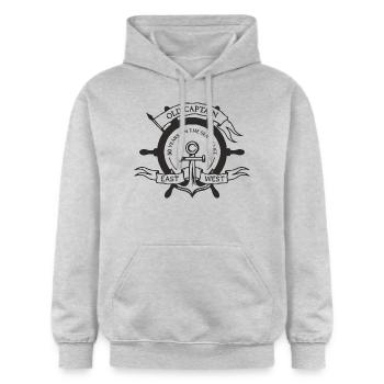 Fifty - Gildan Unisex Softstyle® Midweight Hoodie - light heather grey - Front - Liana (172cm) & Jaron (178cm)