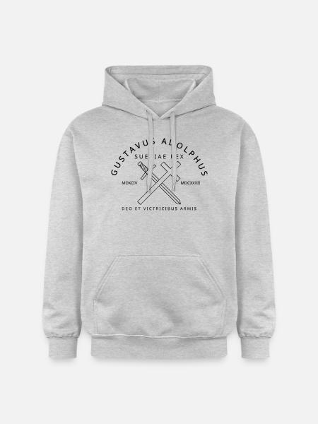 Gustav Adolf - Gildan Unisex Softstyle® Midweight Hoodie - Hellgrau meliert