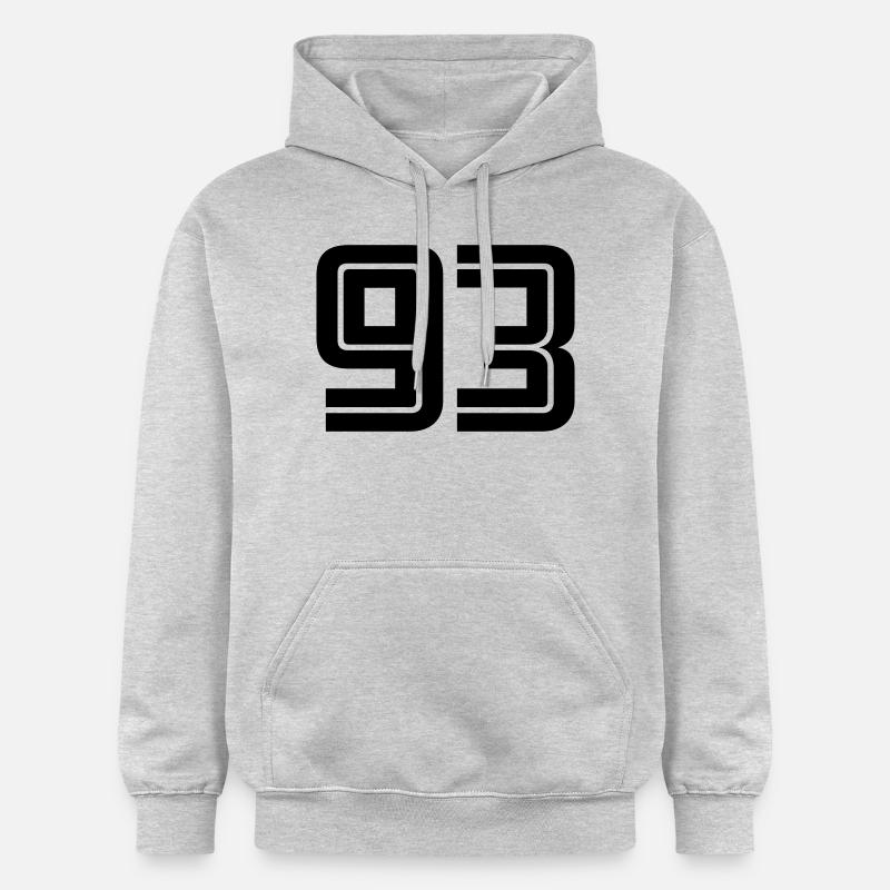 93 - Sweat à capuche Softstyle® Gildan Unisexe - gris clair chiné