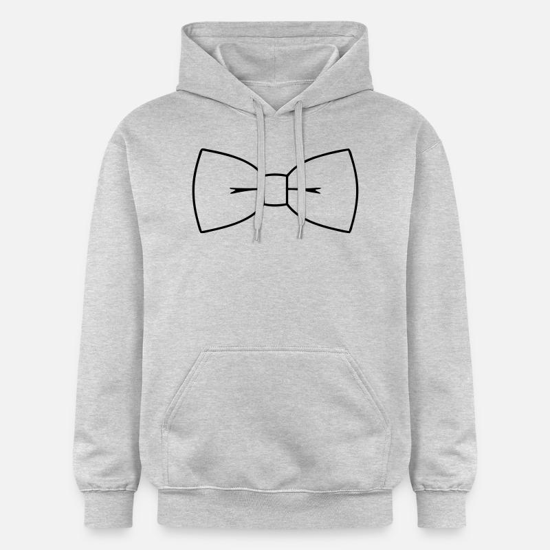 papillon - Sweat à capuche Softstyle® Gildan Unisexe - gris clair chiné