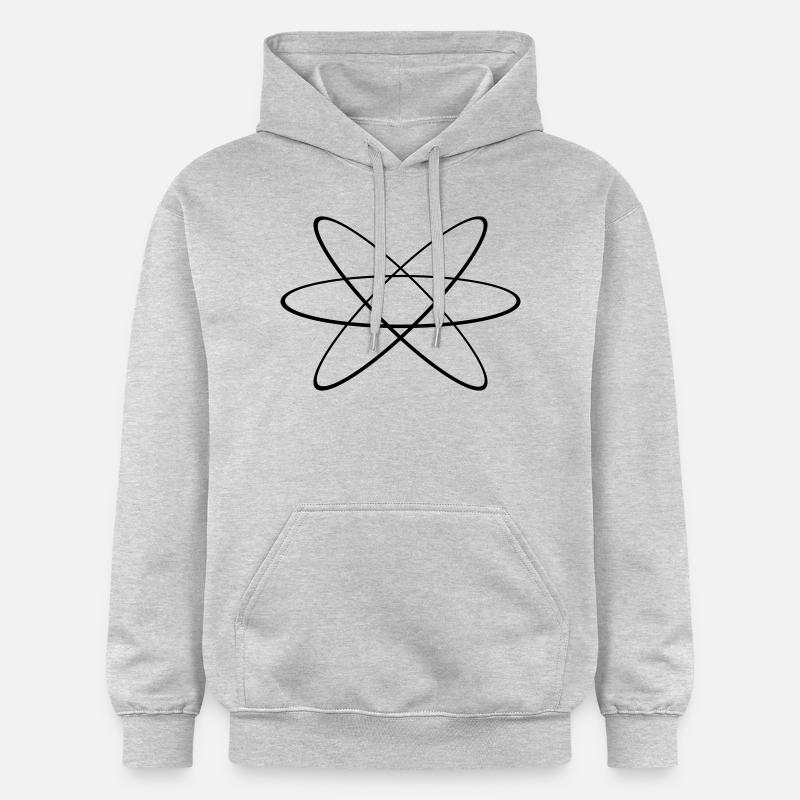 Atom 1c - Sweat à capuche Softstyle® Gildan Unisexe - gris clair chiné