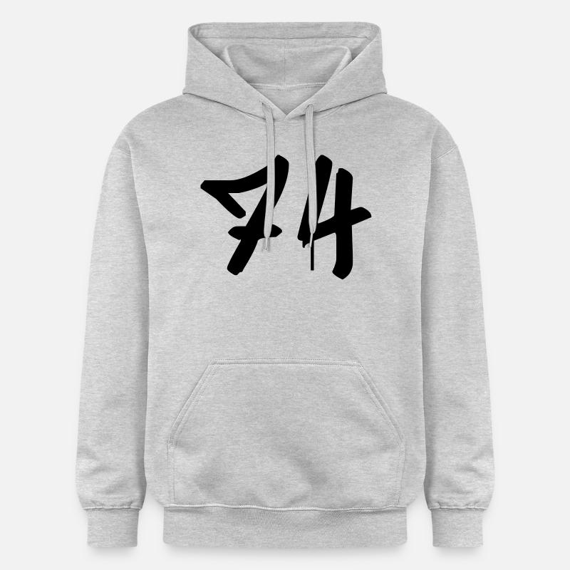 Graffiti : 74 - Sweat à capuche Softstyle® Gildan Unisexe - gris clair chiné