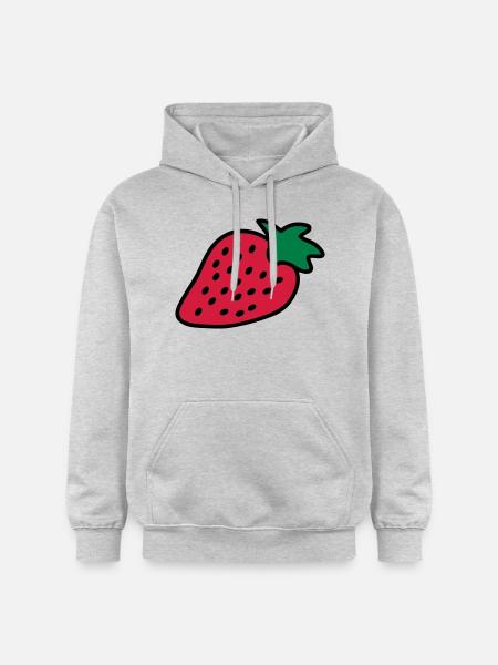 strawberry - Gildan Unisex Softstyle® Midweight Hoodie - light heather grey