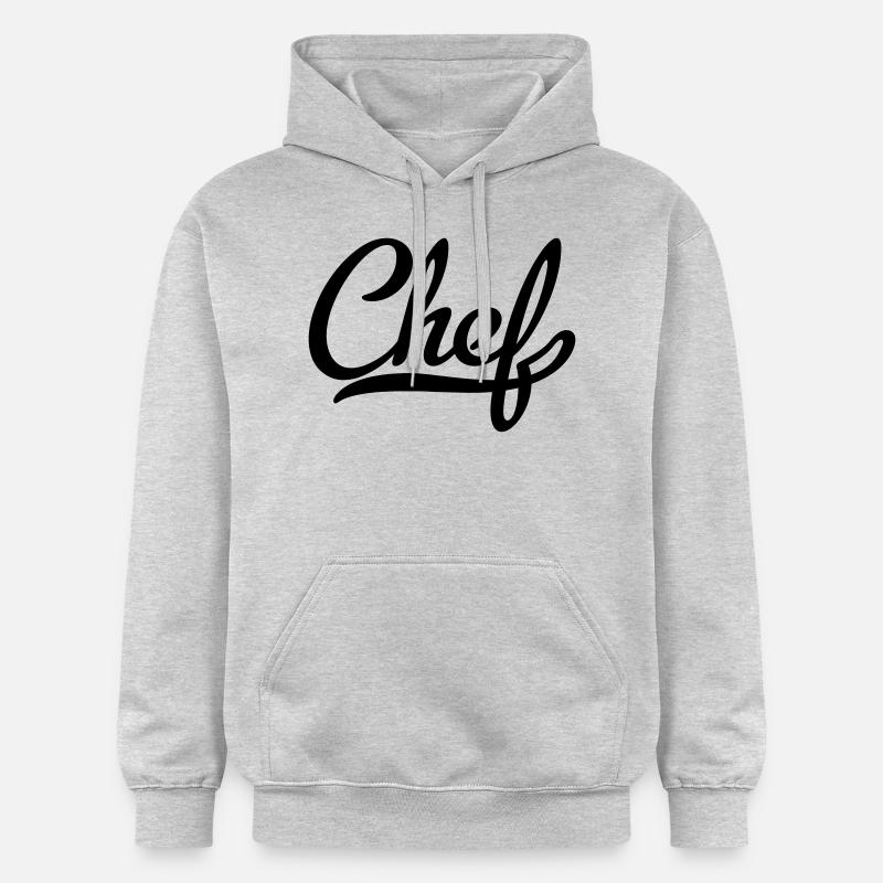 chef - Sweat à capuche Softstyle® Gildan Unisexe - gris clair chiné
