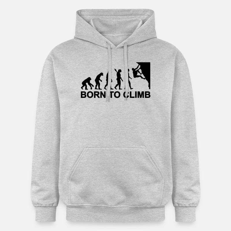 Evolution Climbing - Gildan Unisex Softstyle® Midweight Hoodie - light heather grey