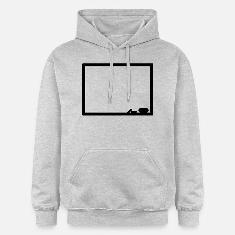 Tableau - Sweat à capuche Softstyle® Gildan Unisexe - gris clair chiné