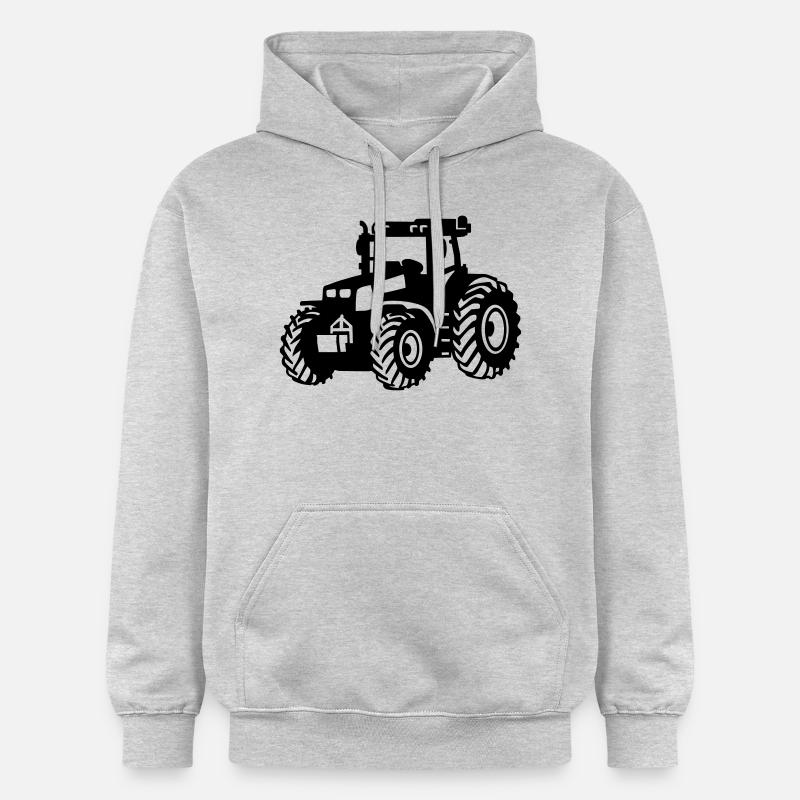 Traktor - Gildan Unisex Softstyle® Midweight Hoodie - Hellgrau meliert