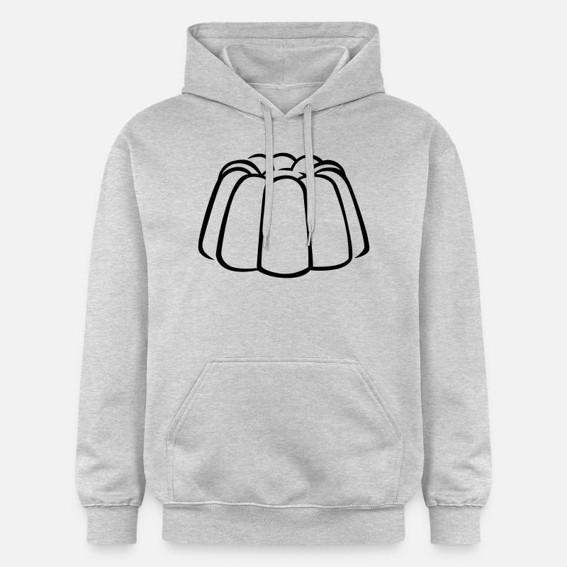 Pudding - Sweat à capuche Softstyle® Gildan Unisexe - gris clair chiné