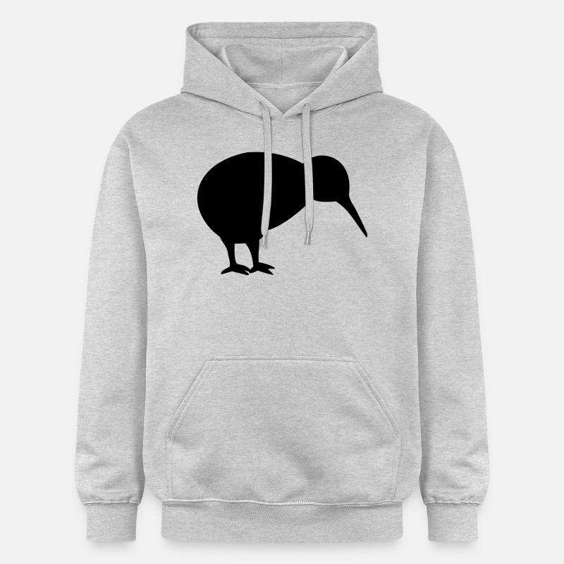 Kiwi - Sweat à capuche Softstyle® Gildan Unisexe - gris clair chiné