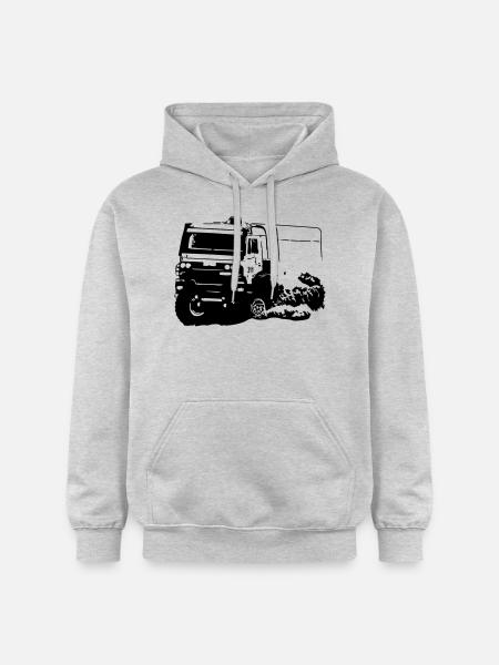 Rally Dakar - Truck Race - Gildan Unisex Softstyle® Midweight Hoodie - light heather grey