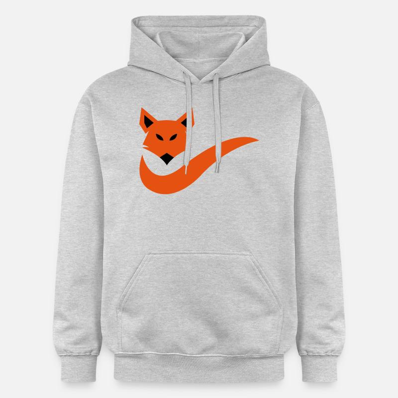 fox_01 - Sweat à capuche Softstyle® Gildan Unisexe - gris clair chiné