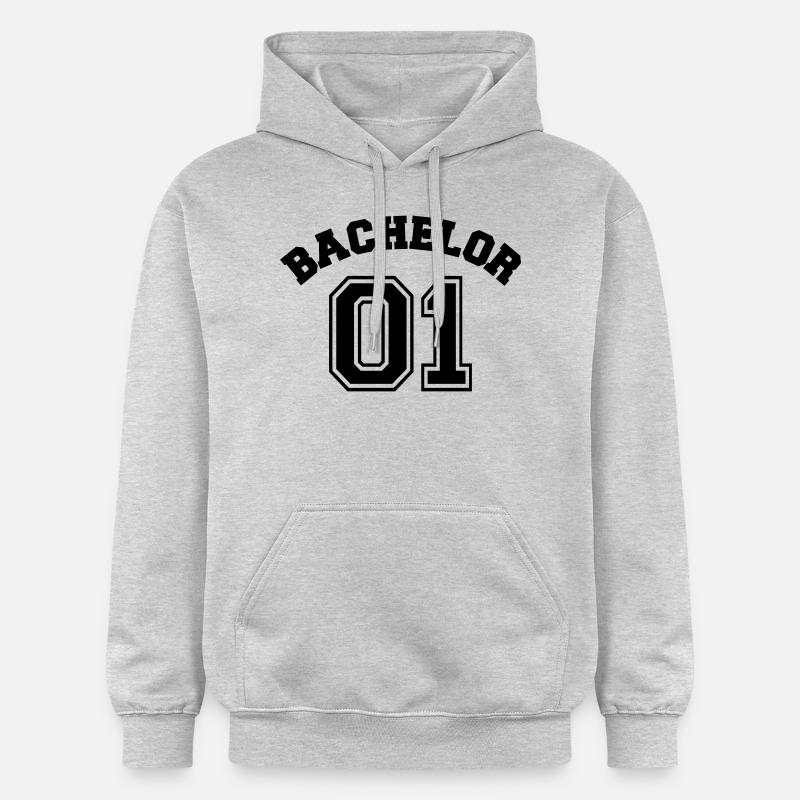 Bachelor 01 - Sweat à capuche Softstyle® Gildan Unisexe - gris clair chiné