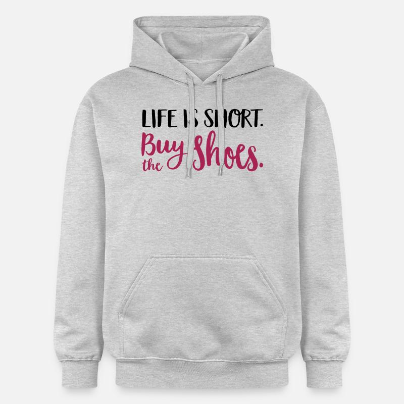 chaussures - Sweat à capuche Softstyle® Gildan Unisexe - gris clair chiné