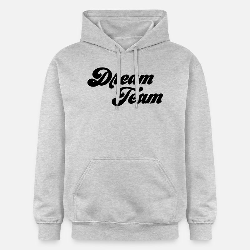 Équipe de rêve - Sweat à capuche Softstyle® Gildan Unisexe - gris clair chiné