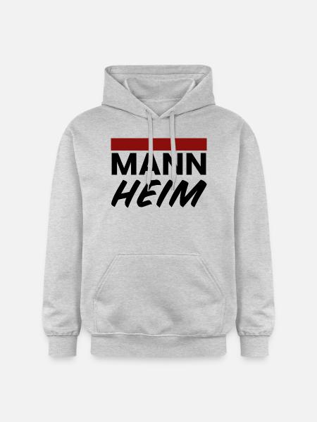Mannheim Monnem - Gildan Unisex Softstyle® Midweight Hoodie - Hellgrau meliert