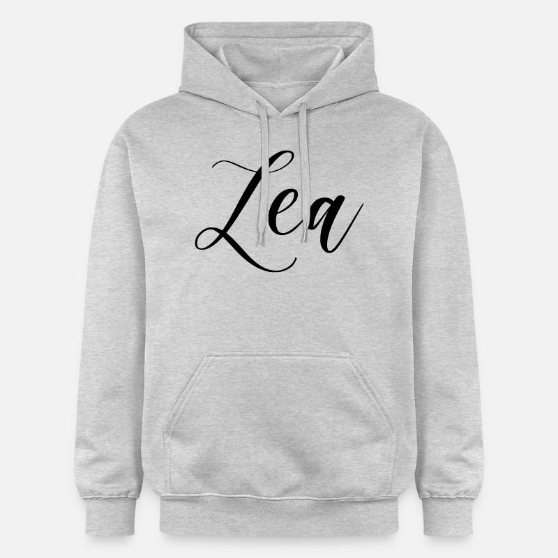 Nom Lea - Sweat à capuche Softstyle® Gildan Unisexe - gris clair chiné
