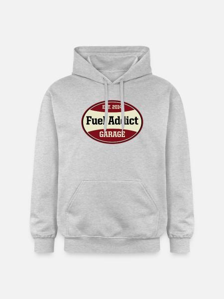 Fuel Addict - Gildan Unisex Softstyle® Midweight Hoodie - Hellgrau meliert