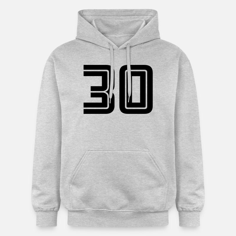 30 - Sweat à capuche Softstyle® Gildan Unisexe - gris clair chiné