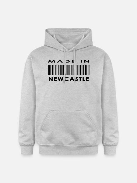 Made in Newcastle upon Tyne - Gildan Unisex Softstyle® Midweight Hoodie - light heather grey