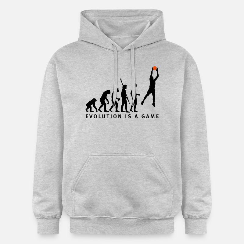 evolution_basketball_062011_b_2c - Sweat à capuche Softstyle® Gildan Unisexe - gris clair chiné