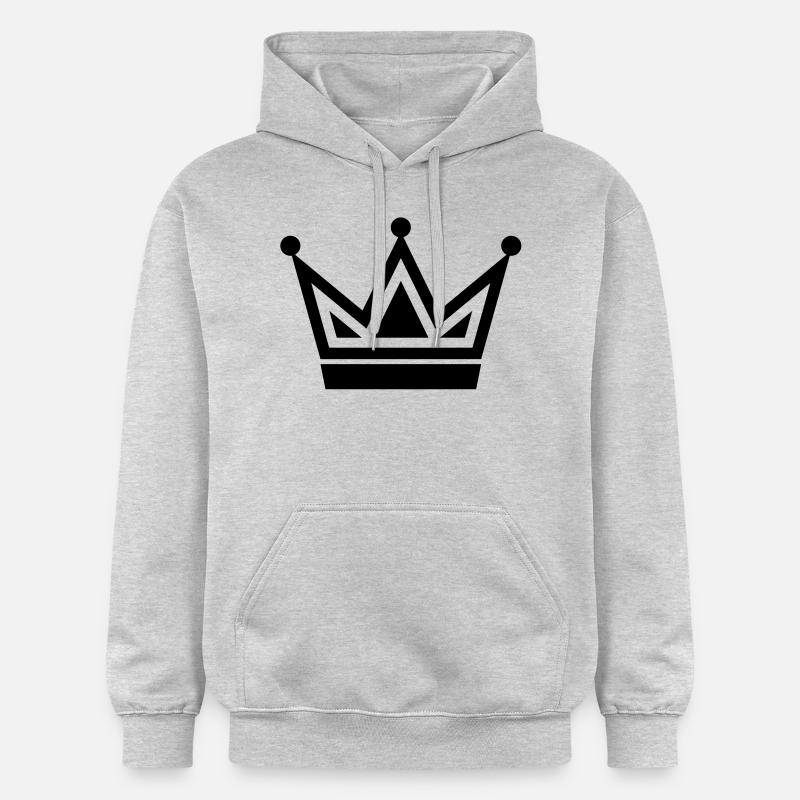 crown8 - Sweat à capuche Softstyle® Gildan Unisexe - gris clair chiné