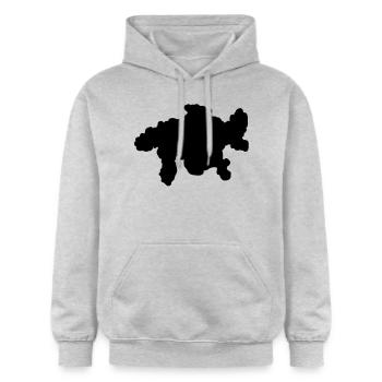 Graubünden 2 - Sweat à capuche Softstyle® Gildan Unisexe - gris clair chiné - Devant - Liana (172cm) & Jaron (178cm)