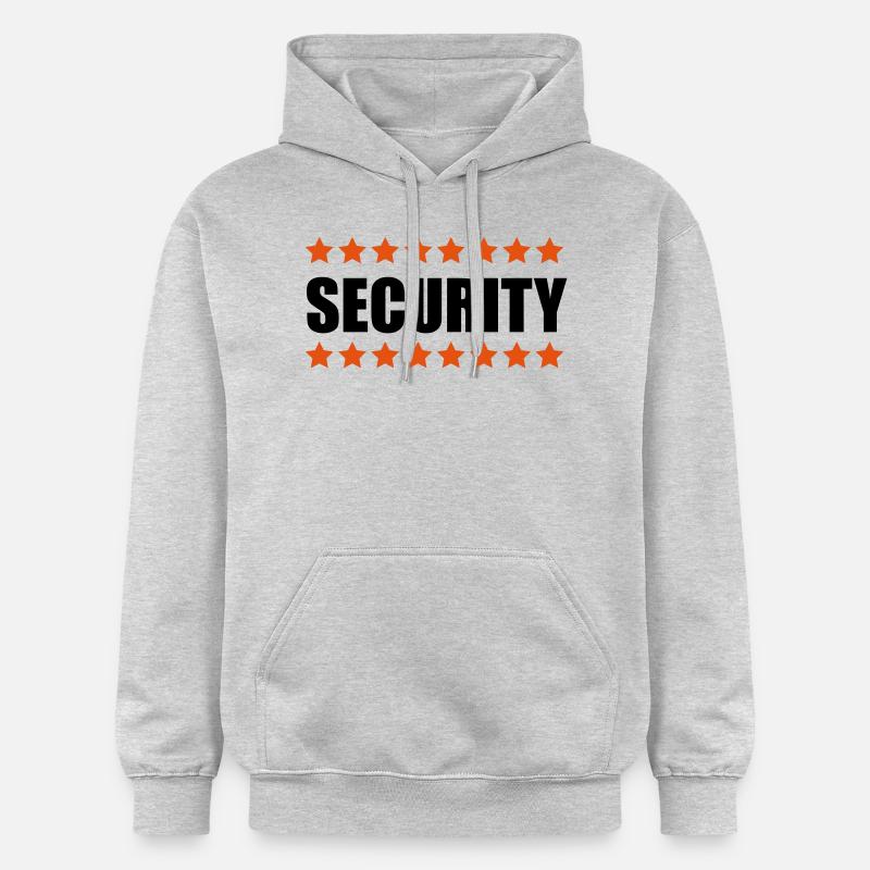 Security - Sweat à capuche Softstyle® Gildan Unisexe - gris clair chiné