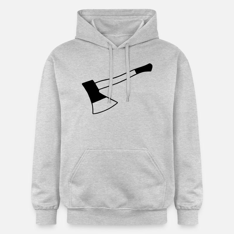 Axe - Hache - Sweat à capuche Softstyle® Gildan Unisexe - gris clair chiné