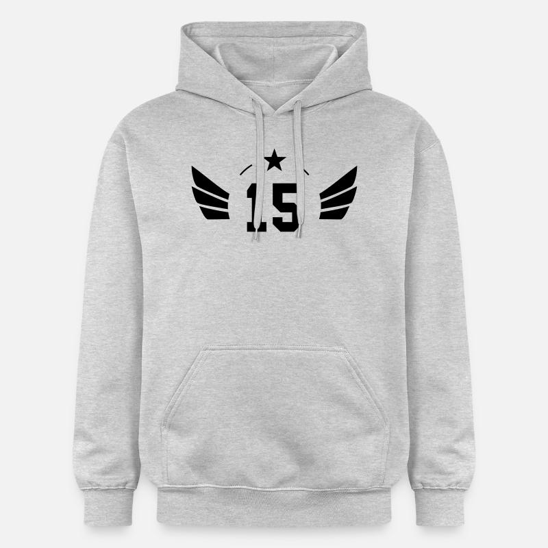 15 Years - Sweat à capuche Softstyle® Gildan Unisexe - gris clair chiné