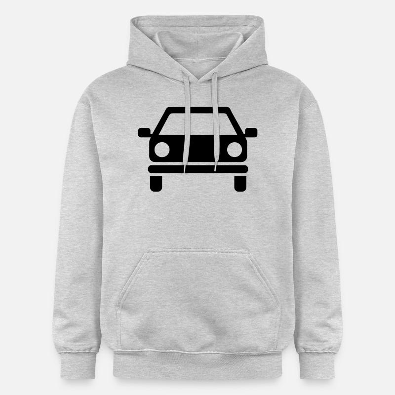 Voiture - Sweat à capuche Softstyle® Gildan Unisexe - gris clair chiné