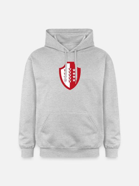 Casquette du Valais - Sweat à capuche Softstyle® Gildan Unisexe - gris clair chiné