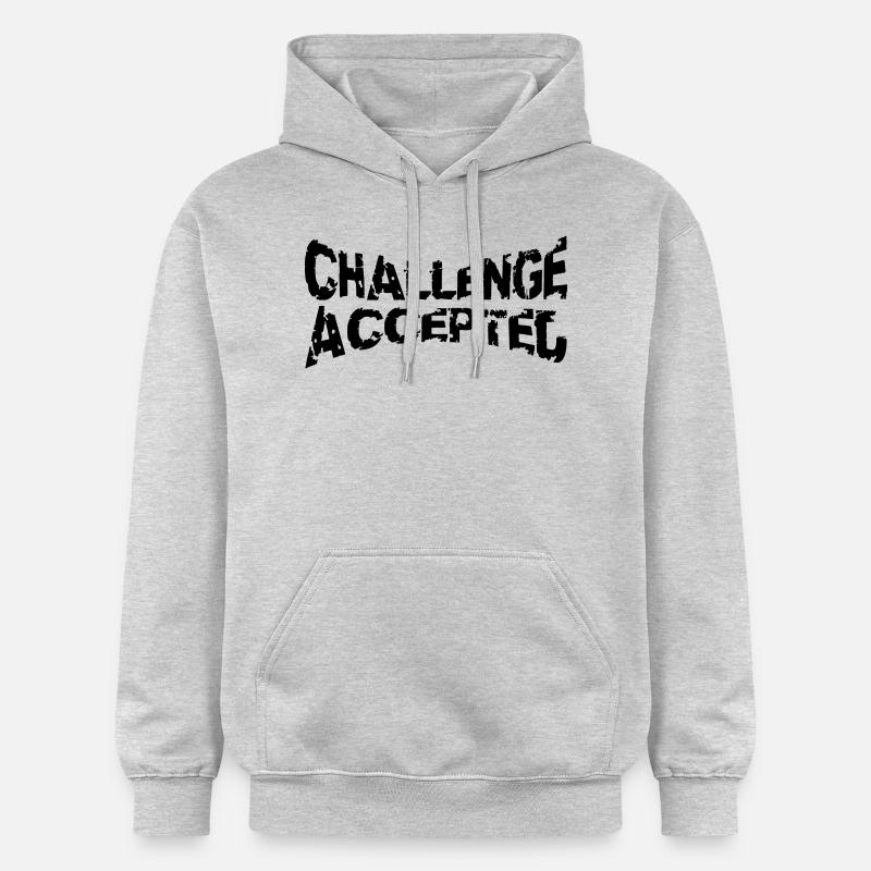 Refroidisseur Stempel Challenge Accepted - Sweat à capuche Softstyle® Gildan Unisexe - gris clair chiné